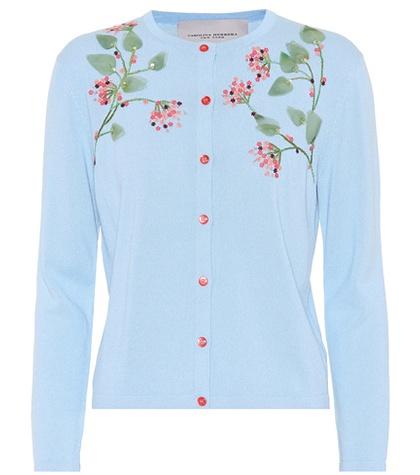 Nicholas Kirkwood Floral Cotton-blend Cardigan
