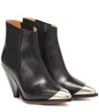 Isabel Marant Lemsey Leather Ankle Boots