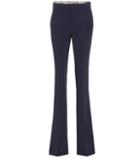 Off-white Flared Crêpe Pants