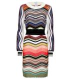 Alexachung Striped Wool-blend Dress