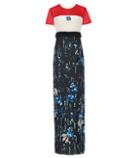 Burberry Embellished Silk Georgette Maxi Dress