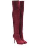 Jimmy Choo Hayley 100 Over-the-knee Suede Boots