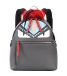 Fendi Fur And Leather Embellished Backpack
