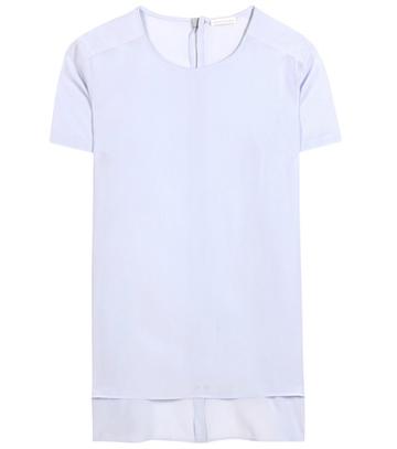 7 For All Mankind Heathers Silk Top