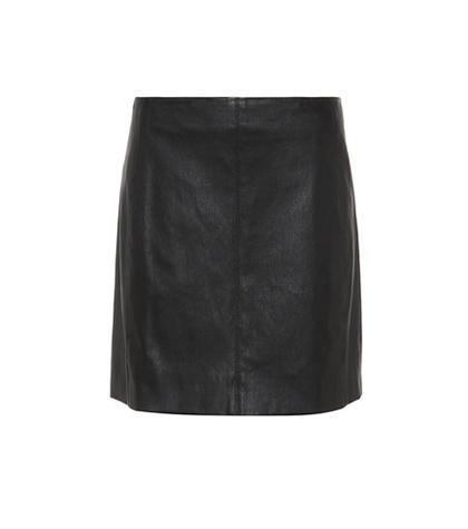 Joseph Leather Miniskirt