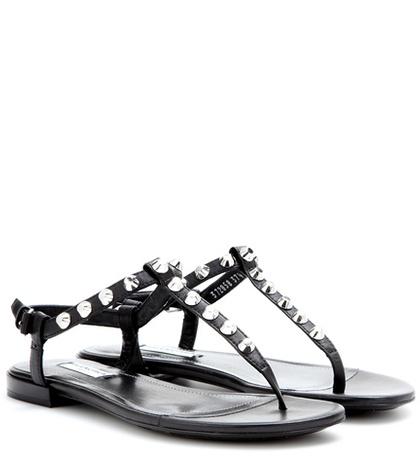 Balenciaga Classic Studded Leather Sandals