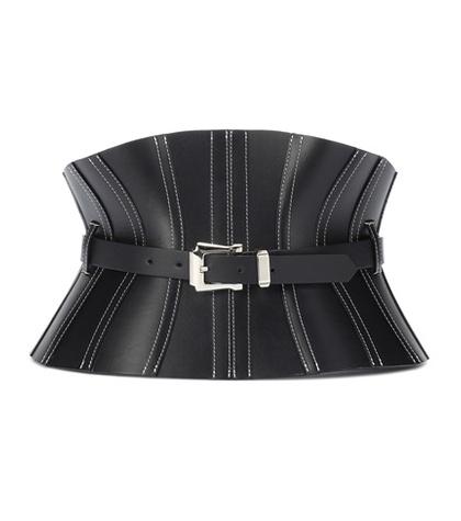 Mugler Leather Corset Belt