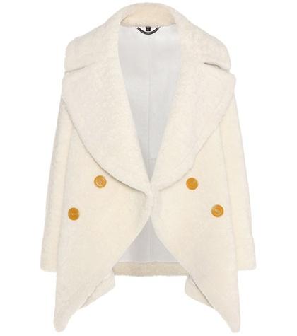 Burberry Shearling Pea Coat