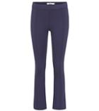 Tory Sport Tech Ponte Cropped Flare Trousers