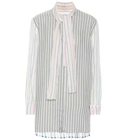 Jw Anderson Cotton And Silk-blend Shirt