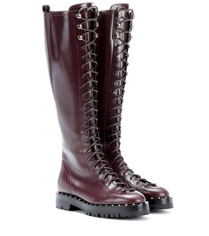 Champion X Wood Wood Valentino Garavani Rockstud Leather Boots