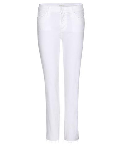 Gianvito Rossi The Rascal Ankle Snippet Slim Straight Cropped Jeans