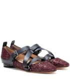 Valentino Valentino Garavani V-rock Glitter Ballerinas