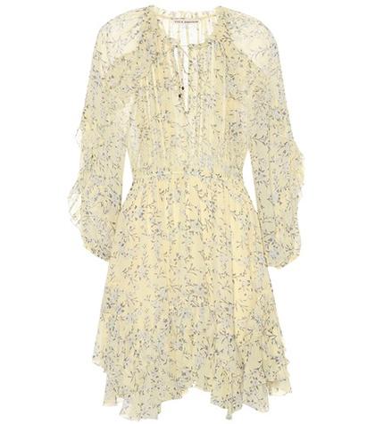 Ulla Johnson Alissa Floral-printed Silk Minidress