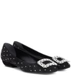 Roger Vivier Vertigo Diadem Dots Ballet Flats