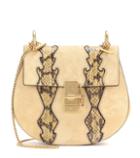 Chlo Drew Suede And Leather Shoulder Bag