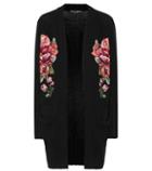 Dolce & Gabbana Floral-embroidered Cashmere Cardigan