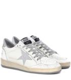 Vince Ball Star Leather Sneakers