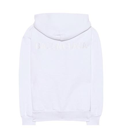 Balenciaga Kids' Logo Cotton-blend Hoodie