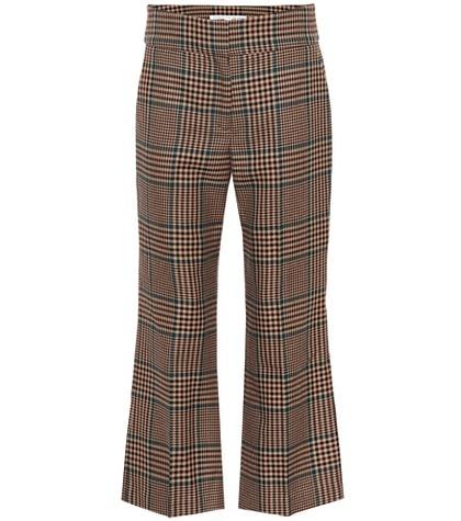 Veronica Beard Cormac Cropped Wool-blend Pants
