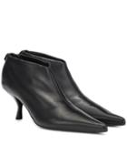 The Row Bourgeoise Leather Ankle Boots