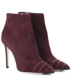 Jimmy Choo Embellished Suede Ankle Boots