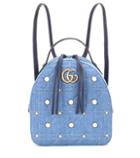 Gucci Gg Marmont Embellished Backpack