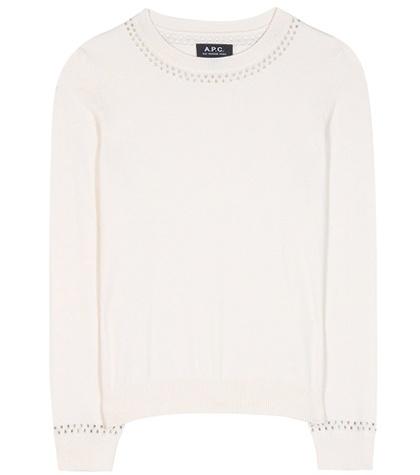 A.p.c. Flynn Cotton And Cashmere Sweater
