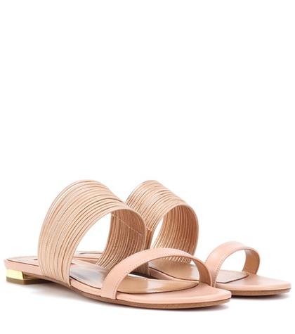 Aquazzura Rendez Vous Leather Sandals