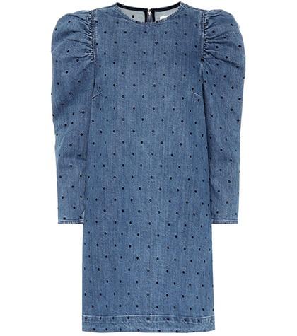 Ulla Johnson Lyna Embroidered Denim Minidress