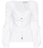 Chlo Sweetheart Cotton-blend Top