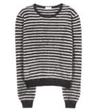 Saint Laurent Striped Mohair-blend Sweater