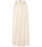 Roger Vivier Vopa Silk Wide-leg Trousers