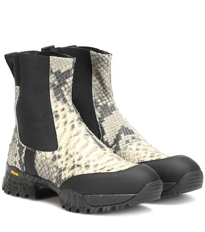 1017 Alyx 9sm Vibram® Leather Chelsea Boots