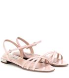 J Brand Embellished Patent Leather Sandals