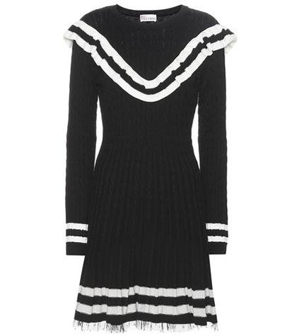 Redvalentino Knitted Cotton Dress