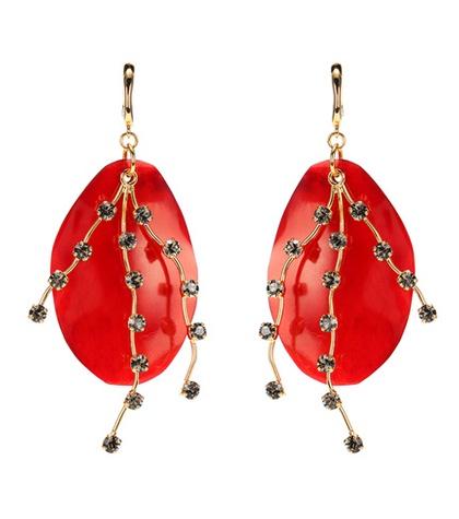 Frame Horn Earrings