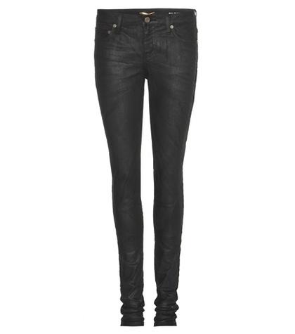 Saint Laurent Coated Skinny Jeans