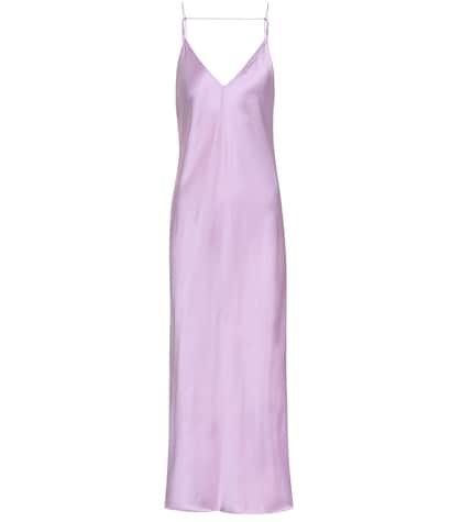 Helmut Lang Satin Midi Slip Dress