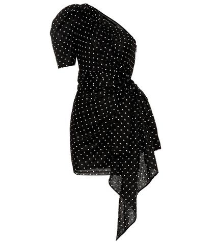 Alexandre Vauthier Polka-dot Printed Cotton Minidress