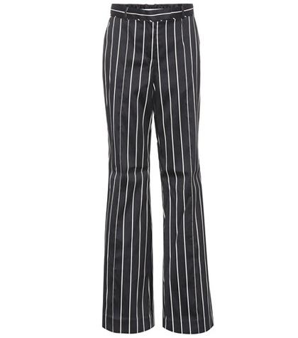 Zimmermann Striped Cotton-blend Trousers