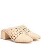 Loq Ines Woven Leather Mules