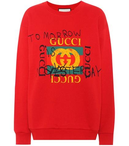 Gucci Printed Cotton Sweater