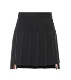 Thom Browne Wool And Mohair Mini Skirt