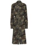 Amiri Camouflage Cotton-blend Shirt Dress