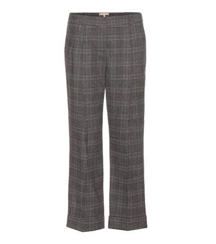 Michael Kors Collection Cropped Stretch Wool Trousers