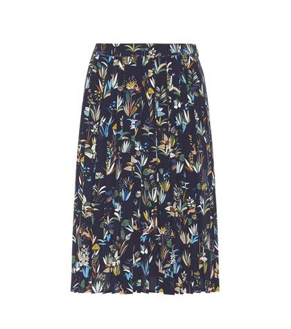 Tory Burch Rebecca Printed Silk Skirt