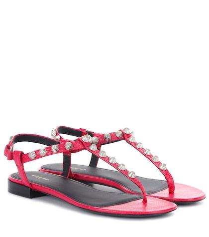 Diane Von Furstenberg Giant Studded Leather Sandals