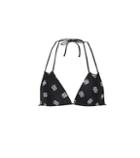 Saint Laurent Paisley-printed Triangle Bikini Top