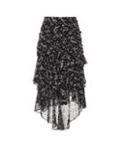 Zimmermann Cella Silk-blend Midi Skirt